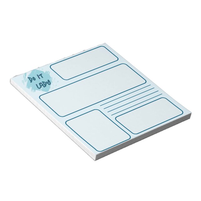 Gör det Dam Anteckningsblock (Vinklad)