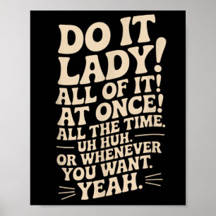 Gör det Dam! Trending Funny Saming Poster