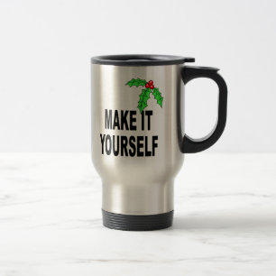 Gör det dig jul den rostfria travel mug resemugg