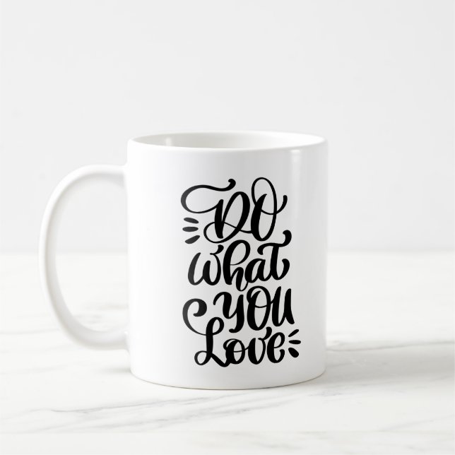 Gör det du Kärlek Kaffemugg (Vänster)