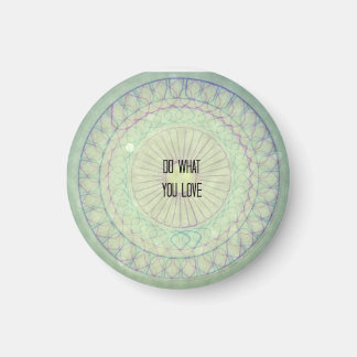 Gör det du Kärlek Mosaic MAGNET