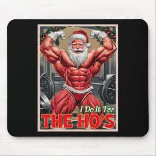 Gör det för Ho's Pump-muskeln Santa Bodybuilding Musmatta