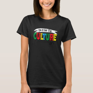 Gör det för kulturen bakom afrikanska amerikanska t shirt