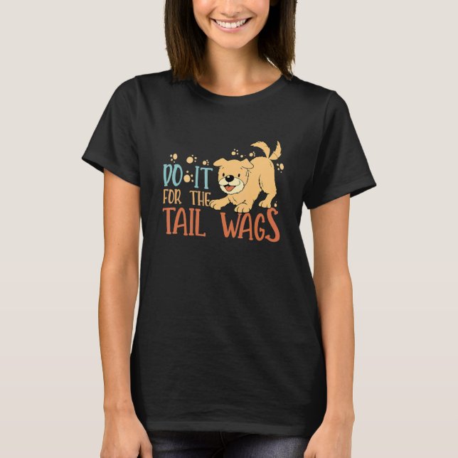 Gör det för Svan Wags Veterinary T Shirt (Framsida)
