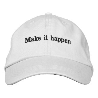 "Gör Det Händer" Motivationsbroderad Hatt Broderad Keps