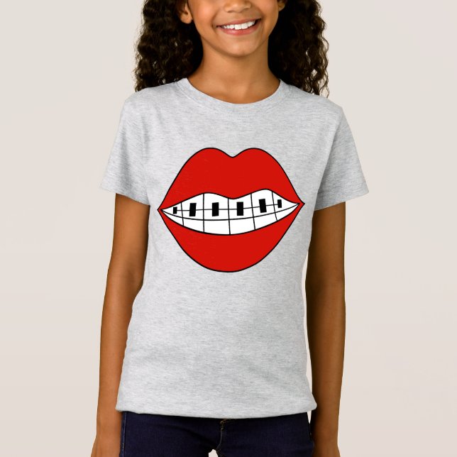 Gör det här Raka lejonglanskparenteser T Shirt (Framsida)