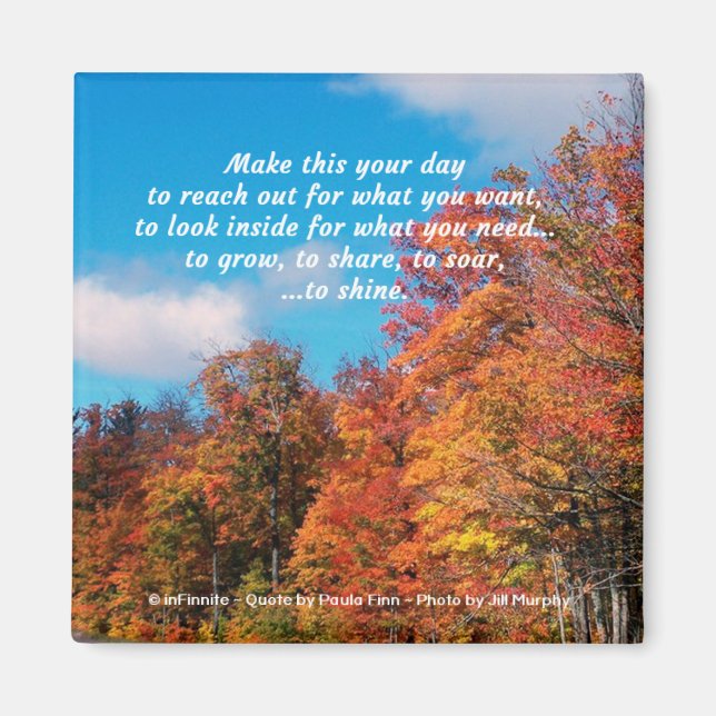 Gör det här till din dag.. inspirationsoffert magnet (Framsidan)