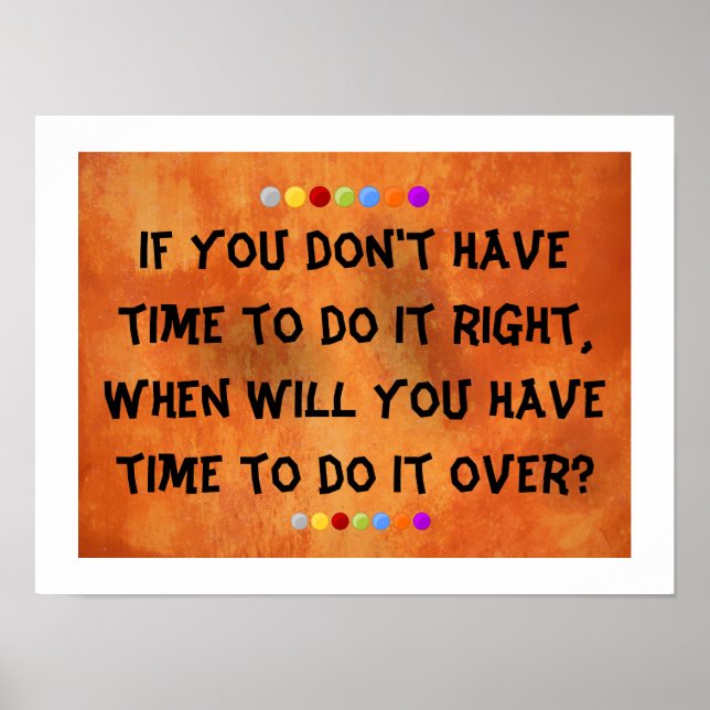 GÖR DET HÖGER! POSTER (Framsidan)