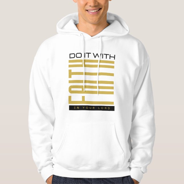 Gör det med Manarna Biblial Hoodie (Framsida)