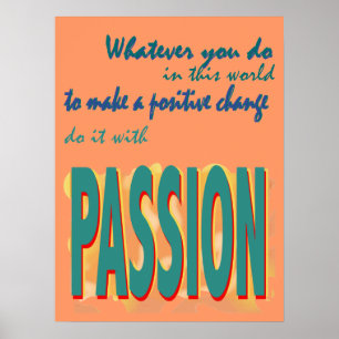 Gör det med passionaffischen poster