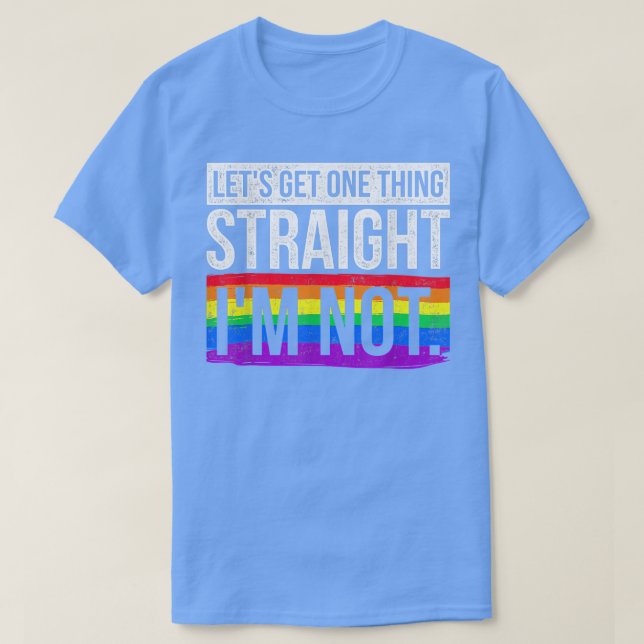 Gör det möjligt att få en Sak Rak Im inte HBT  T Shirt (Design framsida)