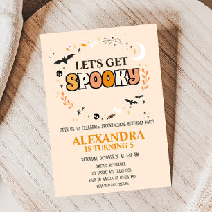 Gör det möjligt att få Födelsedagsfesten Spooky Cu Inbjudningar