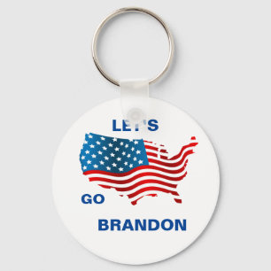 Gör det möjligt att gå till Brandon Keychain Nyckelring