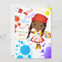 Gör det möjligt att måla en annan födelsedagsinbju