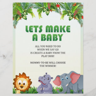 Gör det möjligt att spela ett Baby-babyvilt [djurt Brevhuvud