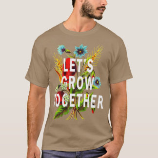 Gör det möjligt att tillsammans odla blommor från t shirt