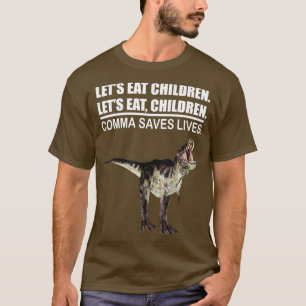 Gör det möjligt för barn att komma åt kommatecken t shirt