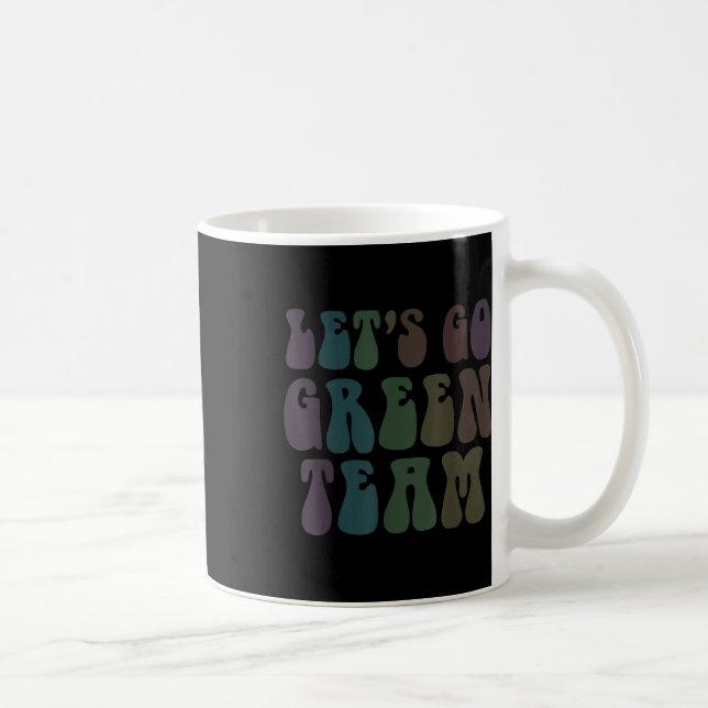 Gör det möjligt för det gröna teamet Retro Krig Ga Kaffemugg (Höger)