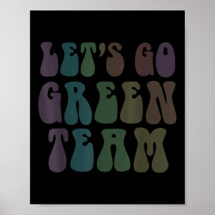 Gör det möjligt för det gröna teamet Retro Krig Ga Poster