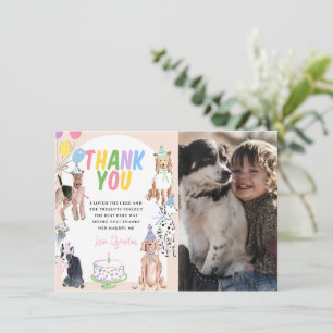 Gör det möjligt för Pawty Hund att tacka dig Inbjudningar