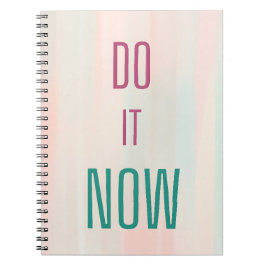 Gör det nu anteckningsbok