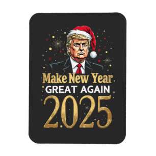 Gör det nya året Underbart igen 2025: Trumpinstall Magnet