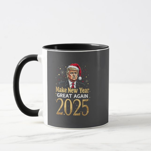 Gör det nya året Underbart igen 2025: Trumpinstall Mugg (Vänster)