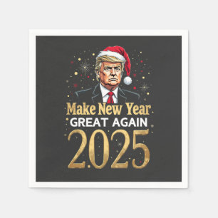 Gör det nya året Underbart igen 2025: Trumpinstall Pappersservett