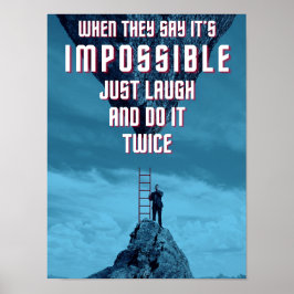 Gör det omöjliga - två gånger poster