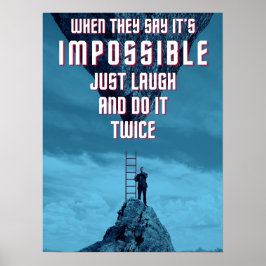 Gör det omöjliga - två gånger poster