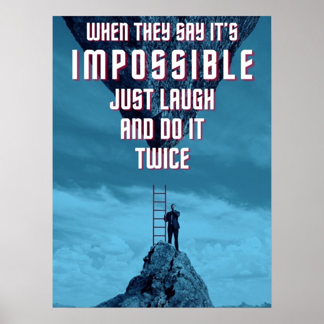 Gör det omöjliga - två gånger poster (Framsidan)