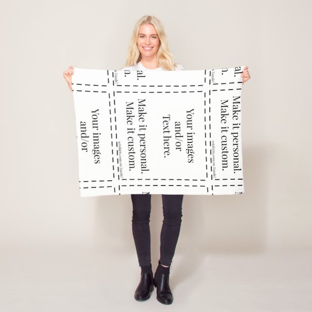 Gör det personligt. 10tshirts.com ullfilt fleecefilt (På plats)