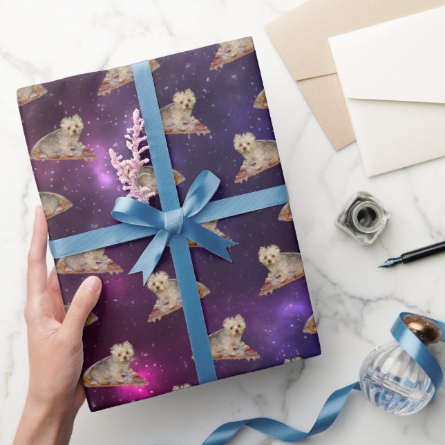 Gör det personligt! Flygande Pizza Pet Presentpapper (Gifting)