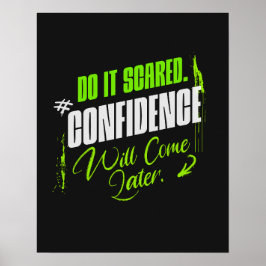 Gör Det Rädd - Motiverande Självförtroende Poster