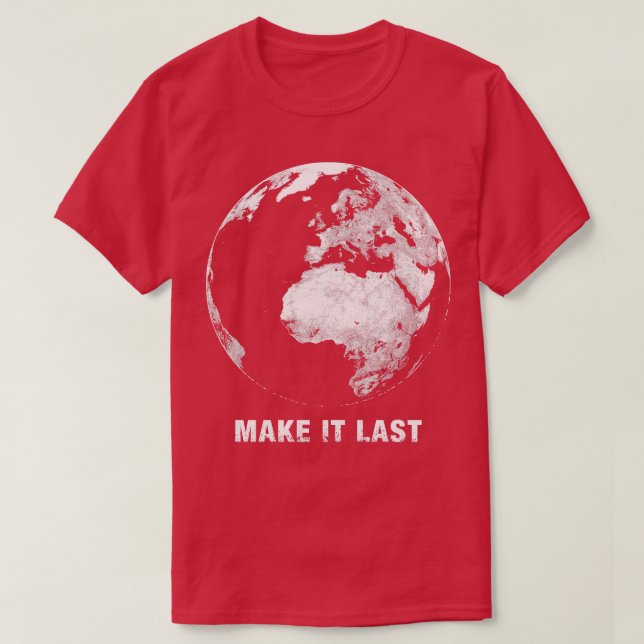 Gör det senast Räddat planeten T Shirt (Design framsida)