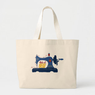 Gör det sew - Sewing Maskin Tote Jumbo Tygkasse