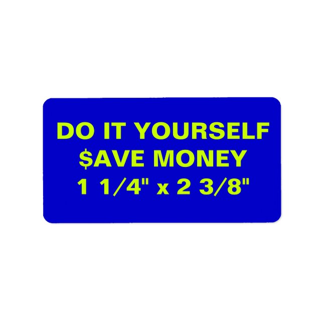 GÖR DET SJÄLV ~ 18 Adressetiketter 1,4 x 2,3 tum (Framsidan)