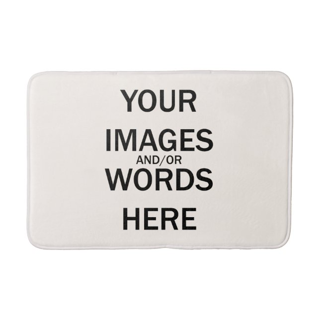 Gör det själv - Bath Mat Medium 20 x 30 tum Badrumsmatta (Framsidan)