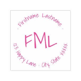 Gör-det-själv gummistämpel självfärgande stämpel