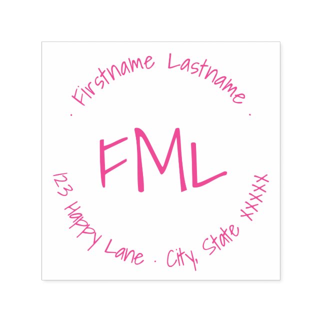 Gör-det-själv gummistämpel självfärgande stämpel (Design)