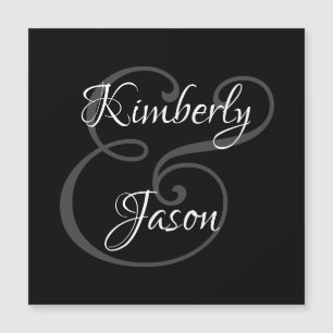 Gör-det-själv Hans & Hennes Namn, Vit & Grå på Sva