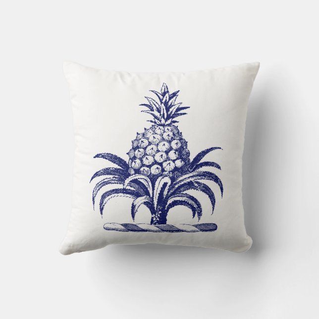 Gör-det-själv heraldisk ananas vapensköld emblem S Kudde (Baksida)