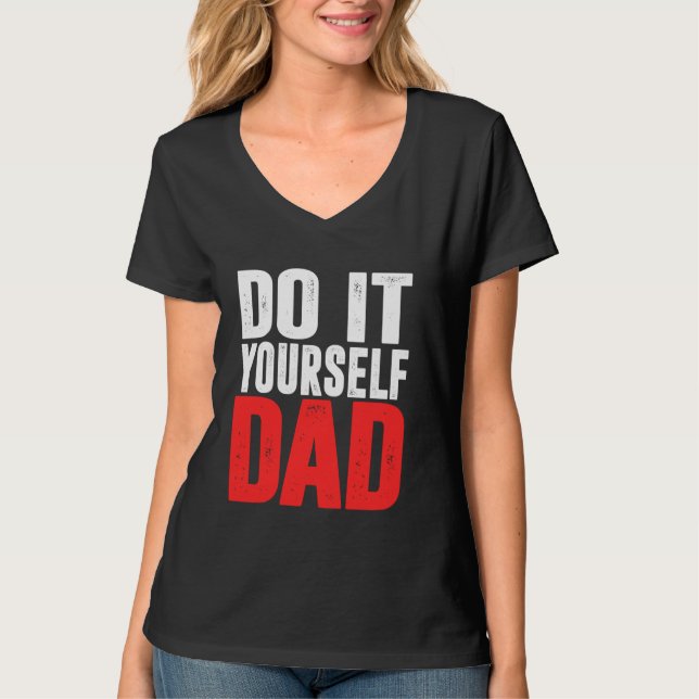 Gör Det Själv Pappa T Shirt (Framsida)
