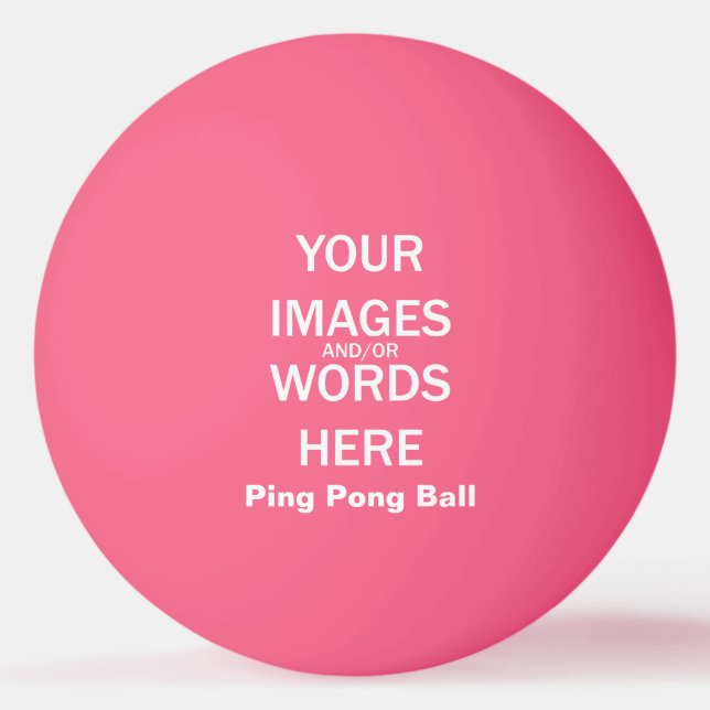 Gör det själv - Ping Pong Boll (Framsidan)