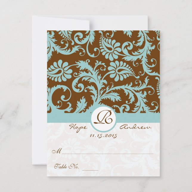 Gör-det-själv Poäng- och vikbar tältbröllopsplatsk Inbjudningar (Baksida)