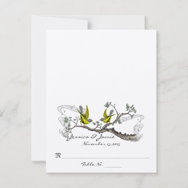 Gör-det-själv Poäng- och vikbara tältbröllopskort Inbjudningar (Framsida)