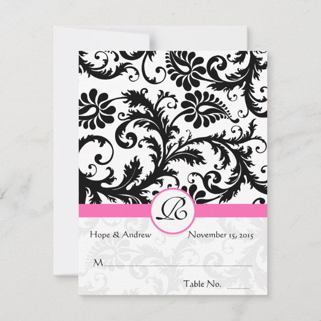 Gör-det-själv Poängsätt Och Vik Tält Bröllopsplats Inbjudningar (Baksida)