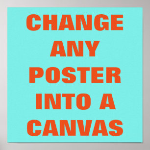 GÖR DET SJÄLV ~ Poster/ÄNDRA TILL ETT KANVAS Poster