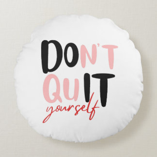 Gör det själv rund kudde