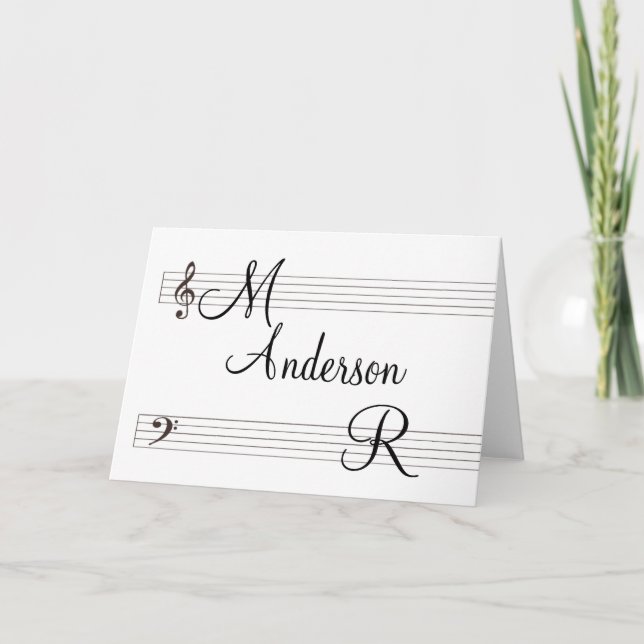 Gör det själv till musiker i kärlek-mallen kort (Framsida)